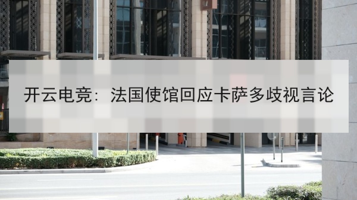 开云电竞: 法国使馆回应卡萨多歧视言论